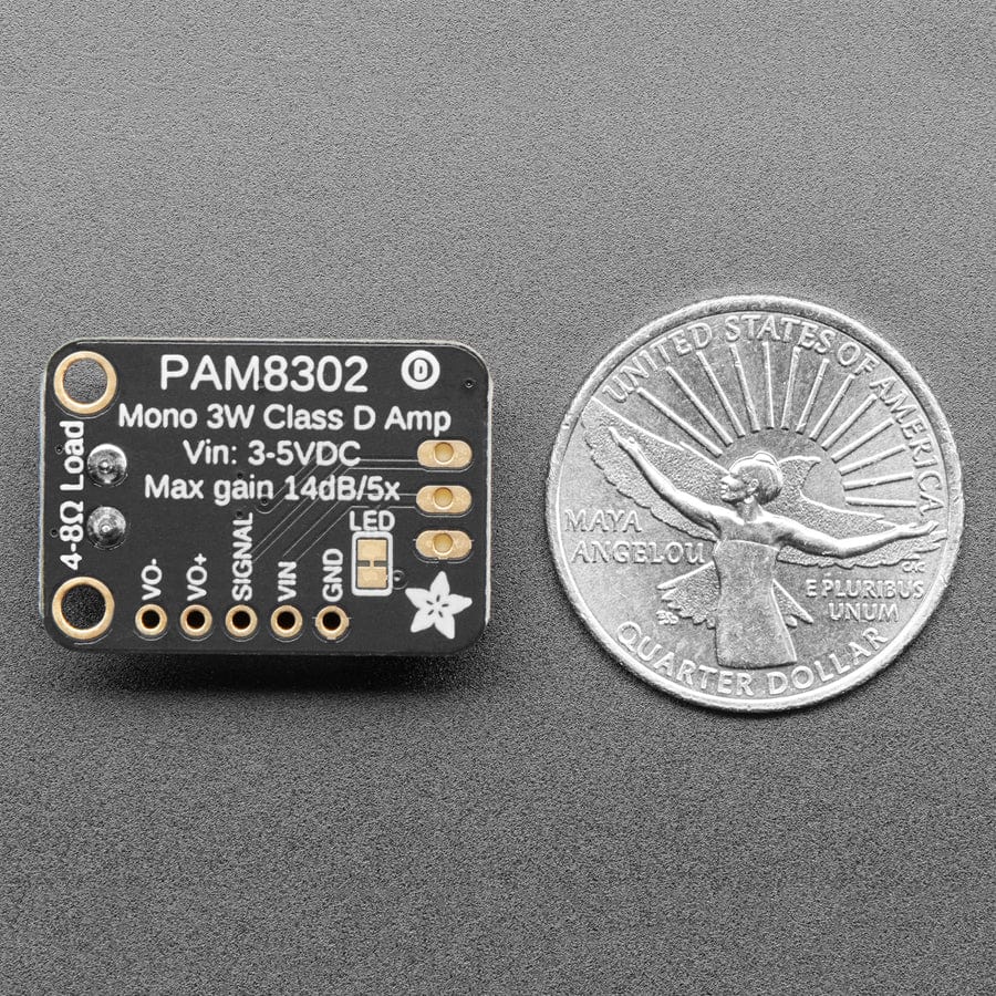 Adafruit STEMMA Audio Amp - Mono 2.5W Class D - PAM8302 - Image 4