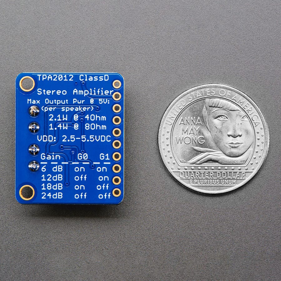Stereo 2.1W Class D Audio Amplifier - TPA2012 - Image 6