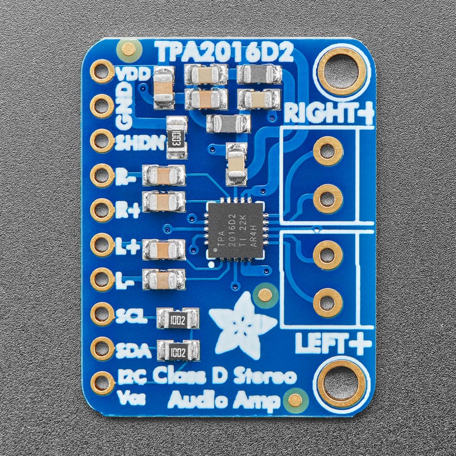 Stereo 2.8W Class D Audio Amplifier - I2C Control AGC - TPA2016 - Image 3