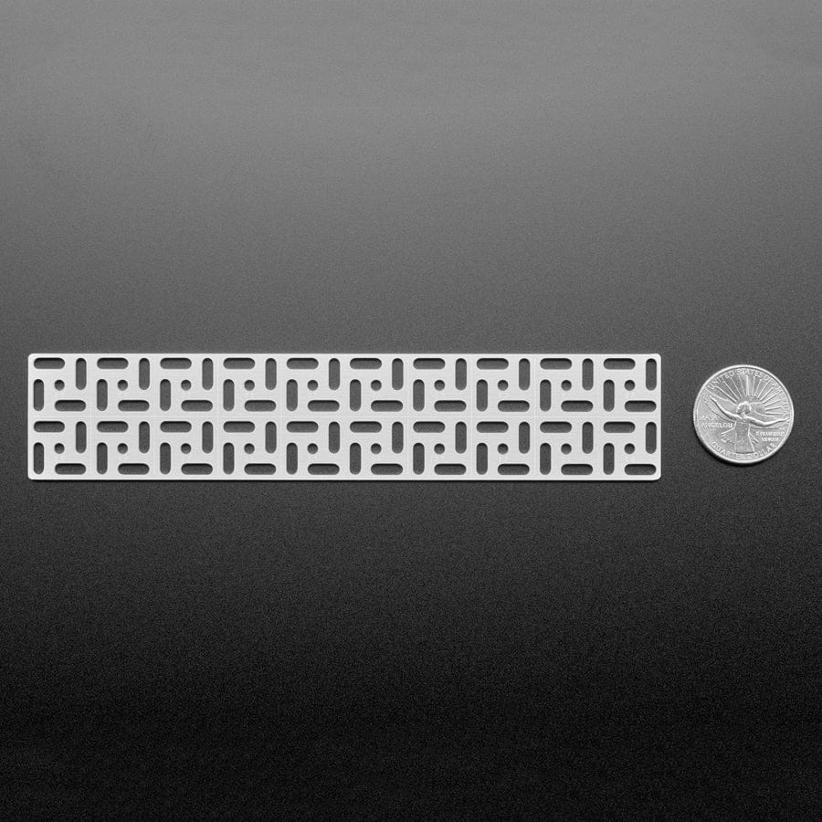Adafruit Swirly Aluminum Mounting Grid for 0.1" Spaced PCBs - 2x10 - Image 3
