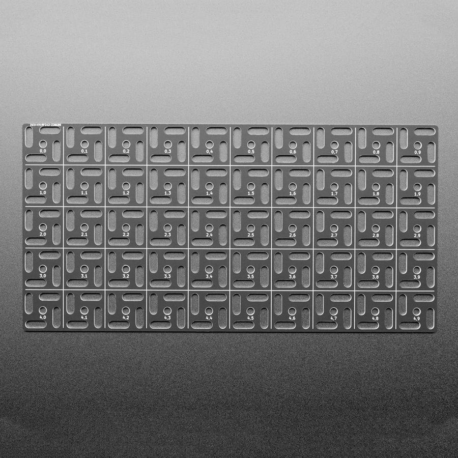 Adafruit Swirly Aluminum Mounting Grid for 0.1" Spaced PCBs - Image 3