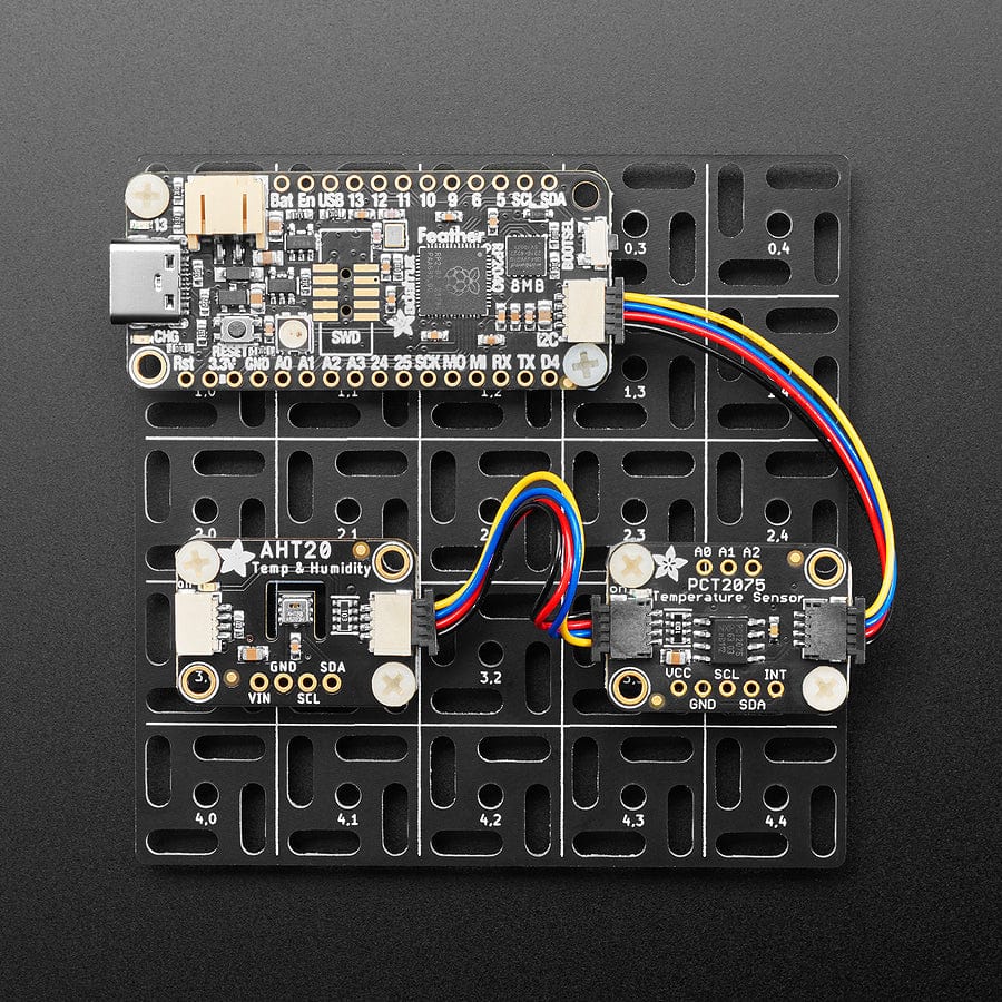 Adafruit Swirly Aluminum Mounting Grid for 0.1" Spaced PCBs - 5x5 - Image 4