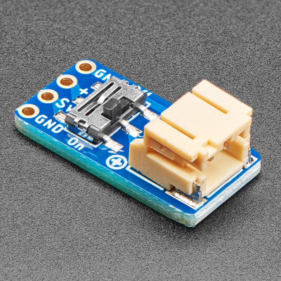 Switched JST-PH 2-Pin SMT Right Angle Breakout Board - Image 3