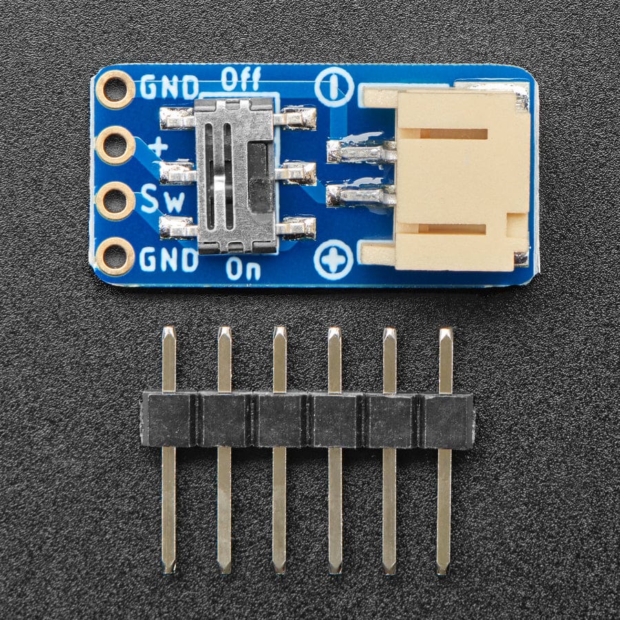 Switched JST-PH 2-Pin SMT Right Angle Breakout Board - Image 4