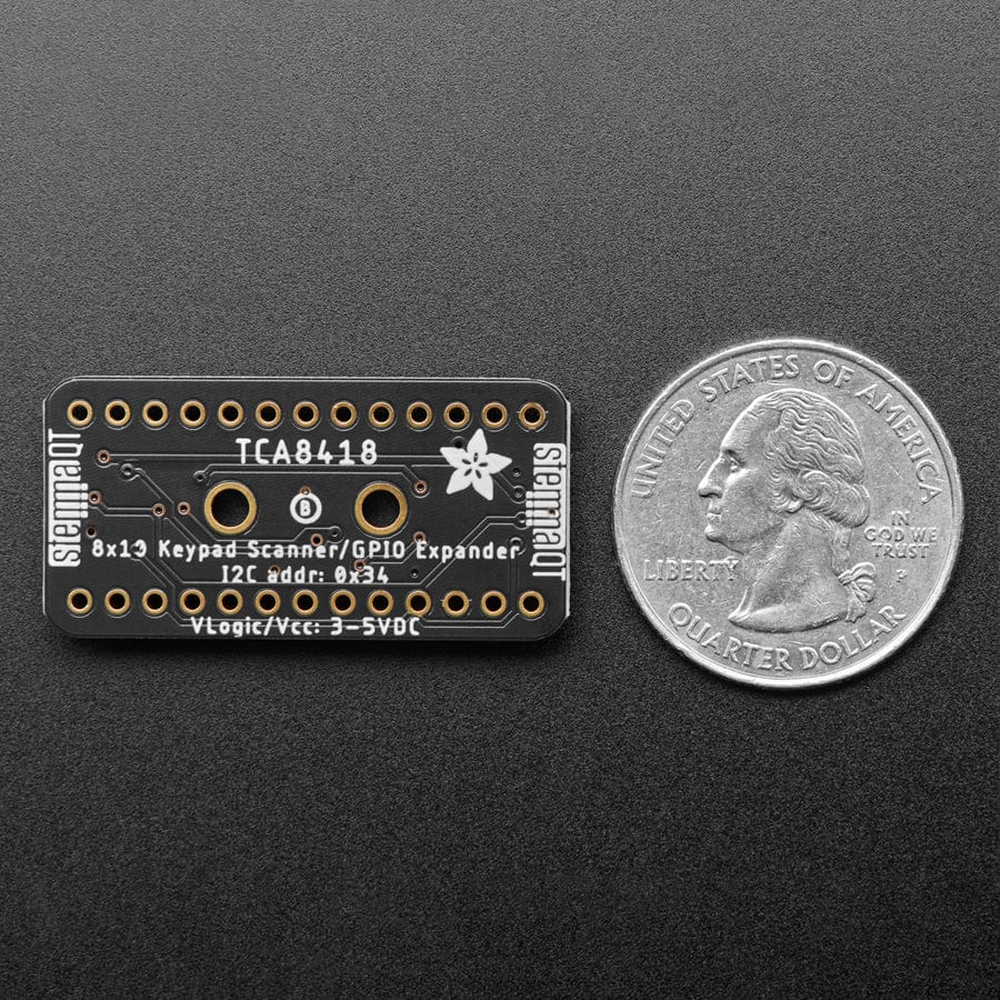 Adafruit TCA8418 Keypad Matrix and GPIO Expander Breakout - STEMMA QT / Qwiic - Image 6