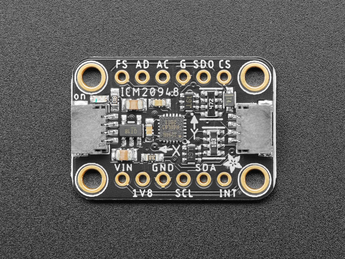 Adafruit TDK InvenSense ICM-20948 9-DoF IMU (MPU-9250 Upgrade) (STEMMA QT / Qwiic) - Image 3