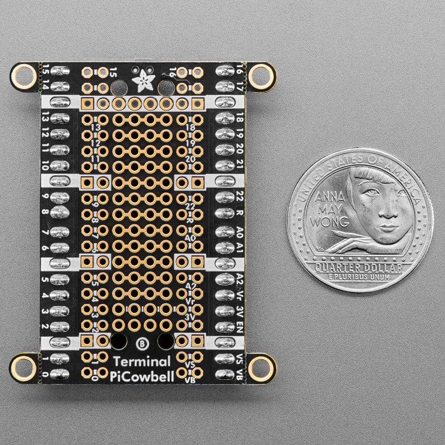 Adafruit Terminal PiCowbell for Pico - Reset Button & STEMMA QT - Image 6