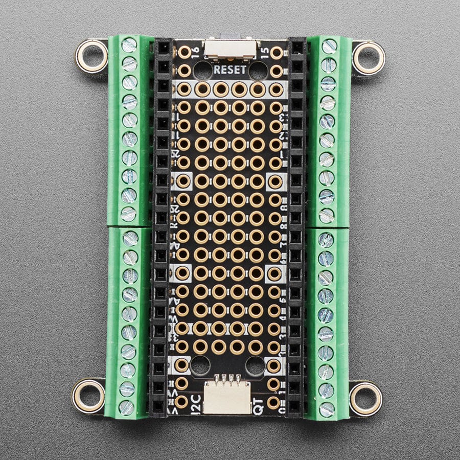Adafruit Terminal PiCowbell for Pico with Pre-Soldered Sockets - Reset Button & STEMMA QT - Image 3