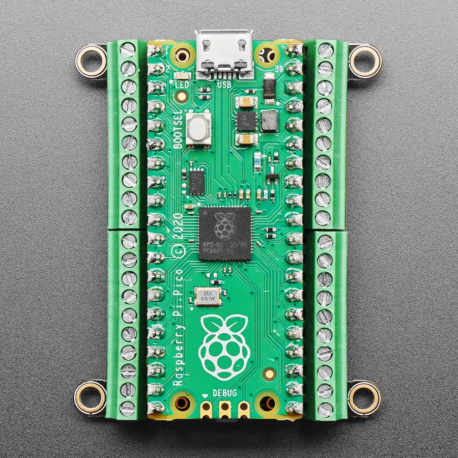 Adafruit Terminal PiCowbell for Pico with Pre-Soldered Sockets - Reset Button & STEMMA QT - Image 4