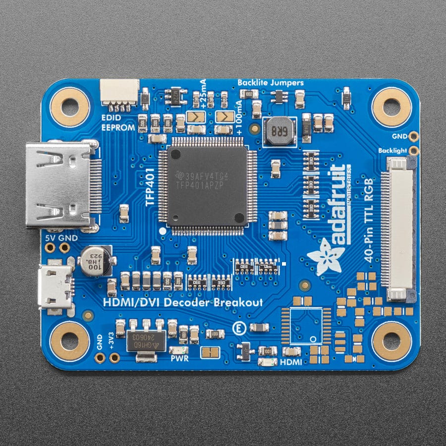 TFP401 HDMI/DVI Decoder to 40-Pin TTL Breakout - Without Touch - Image 2