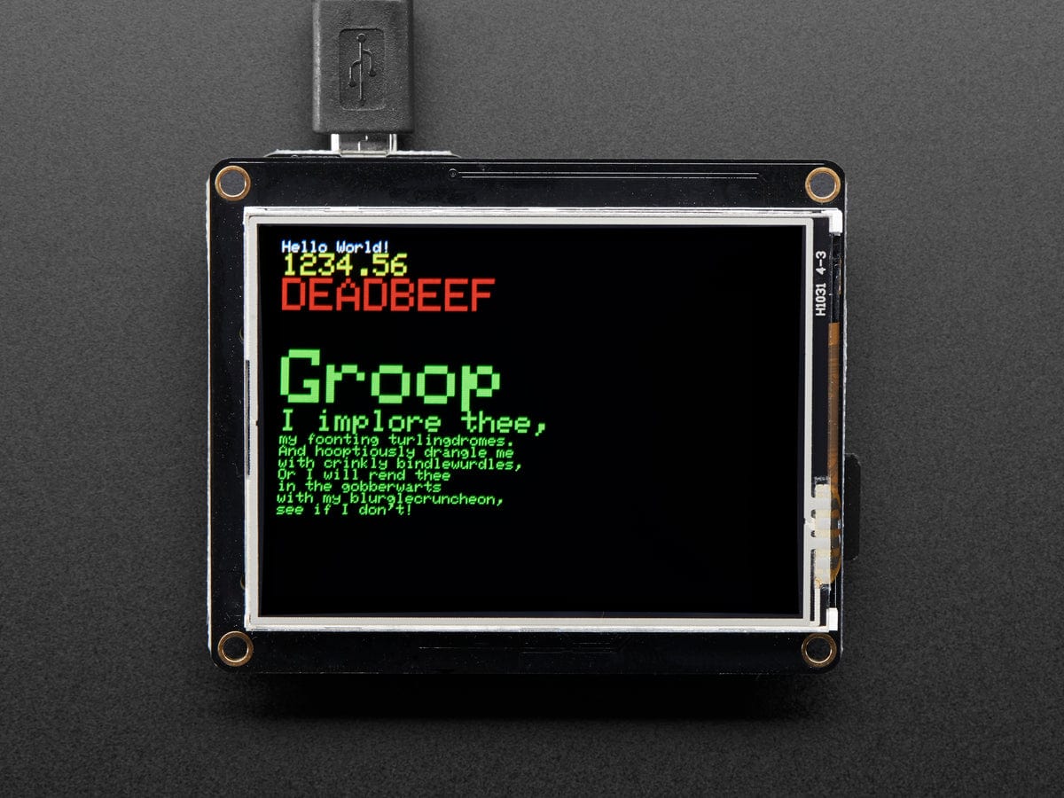 TFT FeatherWing - 2.4" 320x240 Touchscreen for all Feathers - Image 6