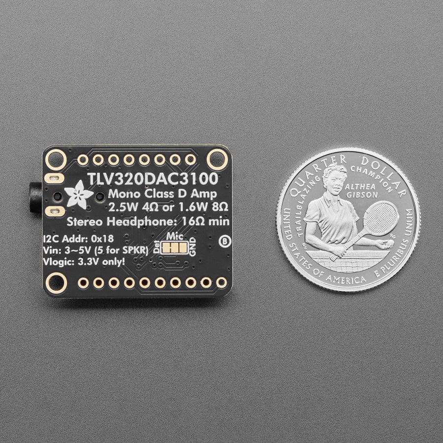 Adafruit TLV320DAC3100 - I2S DAC with Headphone and Speaker Out - Image 5