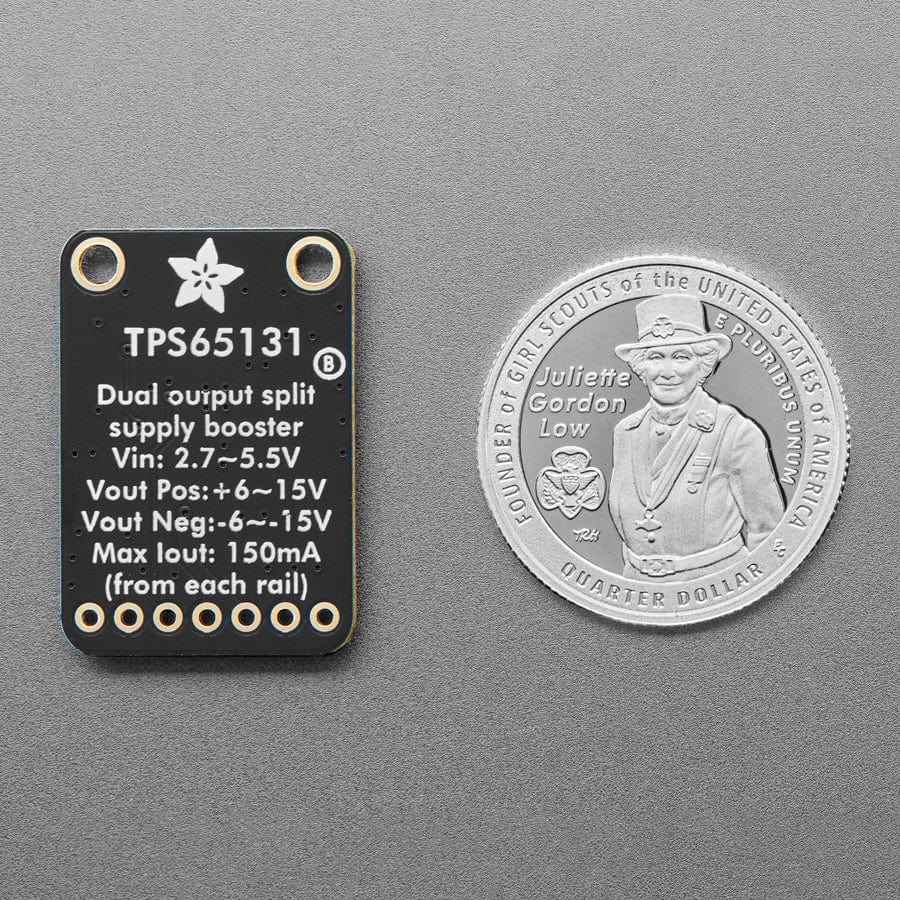 Adafruit TPS65131 Split Power Supply Boost Converter - +6~15 / -6V~-15V - Image 4