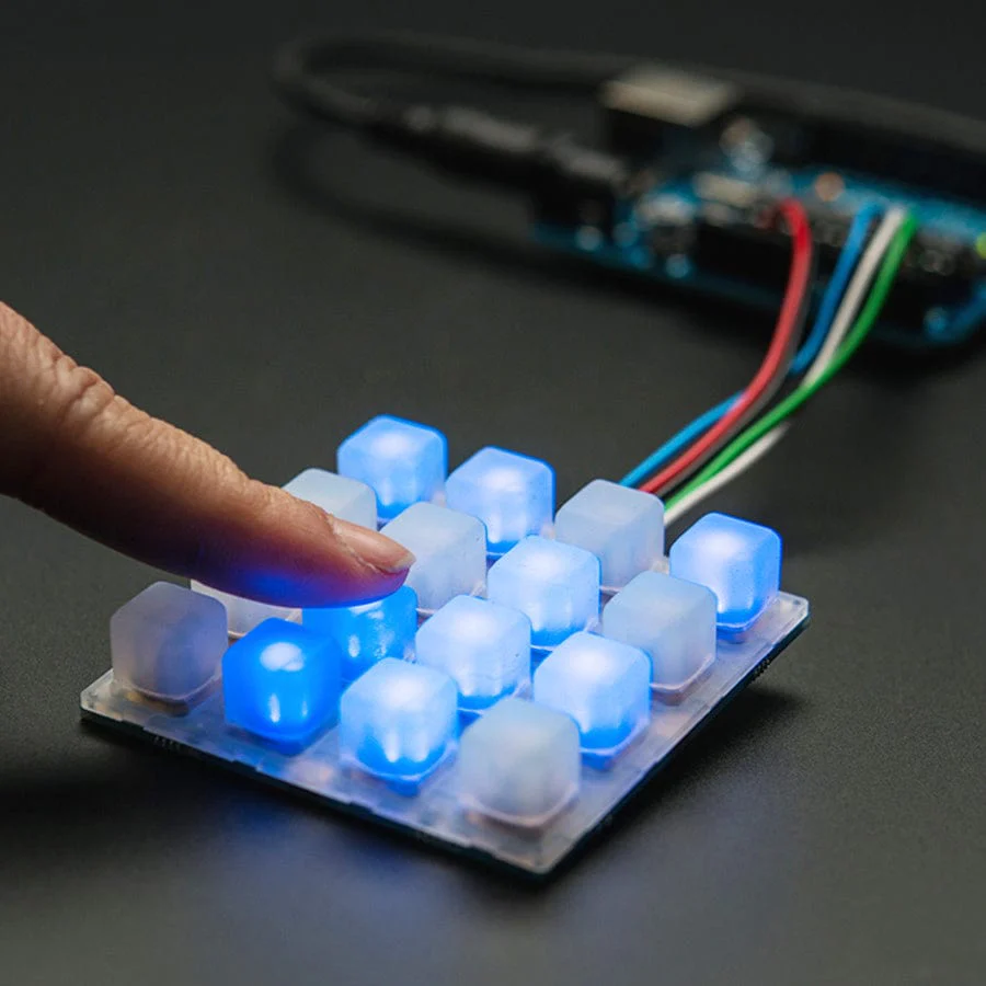 Adafruit Trellis Monochrome Driver PCB for 4 x 4 Keypad & 3mm LEDs - Image 3