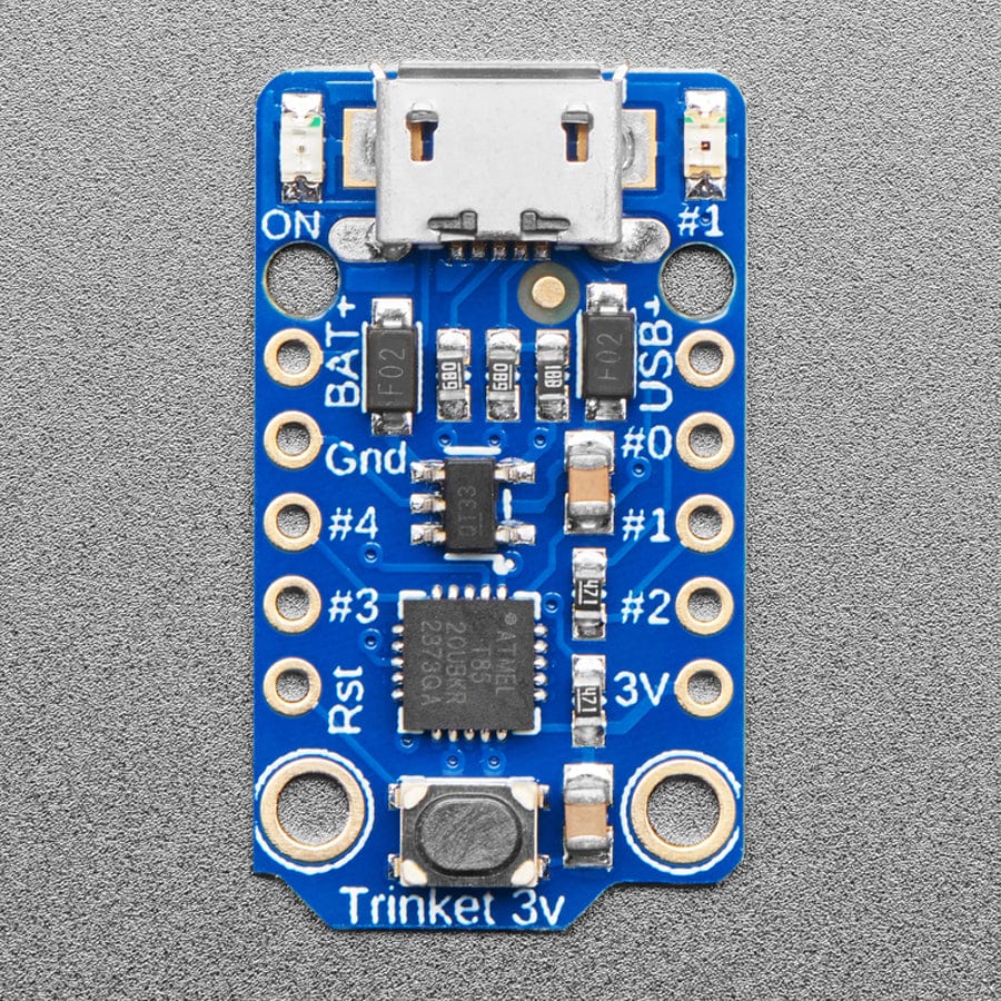 Adafruit Trinket - Mini Microcontroller - 3.3V Logic (Micro-USB) - Image 4