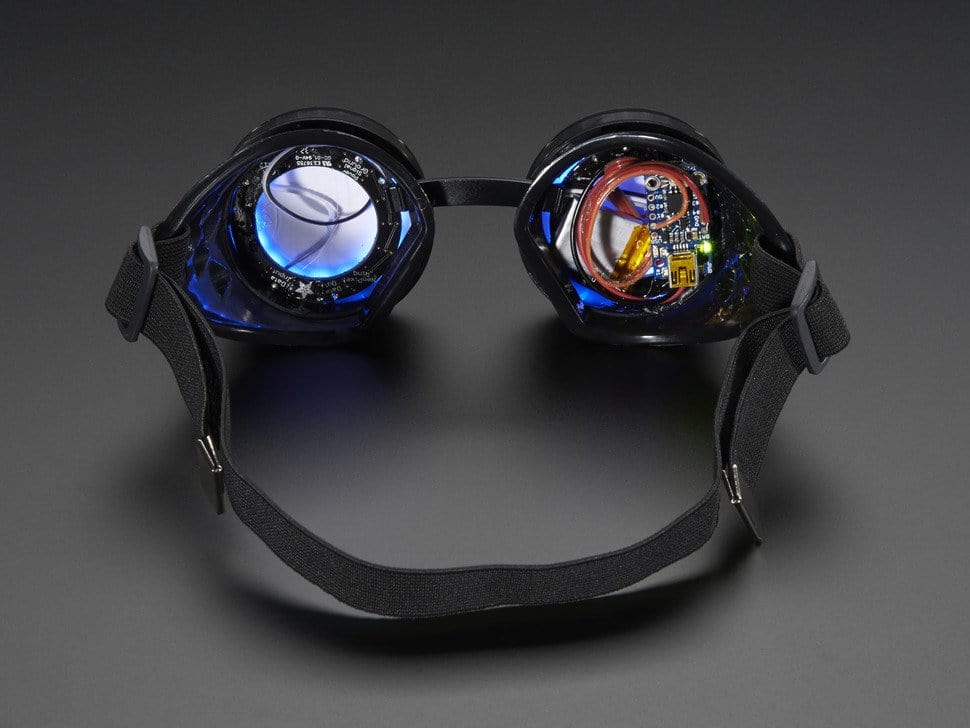 Trinket M0 Powered NeoPixel Goggle Kit Pack [discontinued] - Image 4