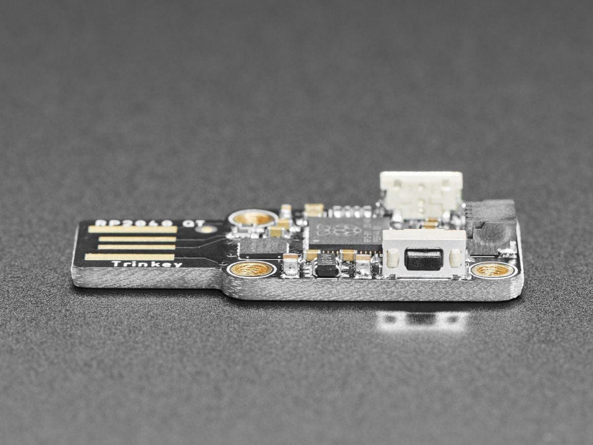 Adafruit Trinkey QT2040 - RP2040 USB Key with Stemma QT - Image 3