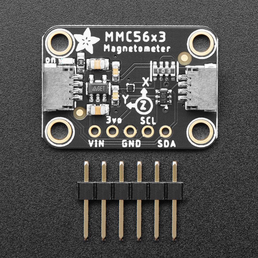 Adafruit Triple-axis Magnetometer - MMC5603 - STEMMA QT / Qwiic - Image 2