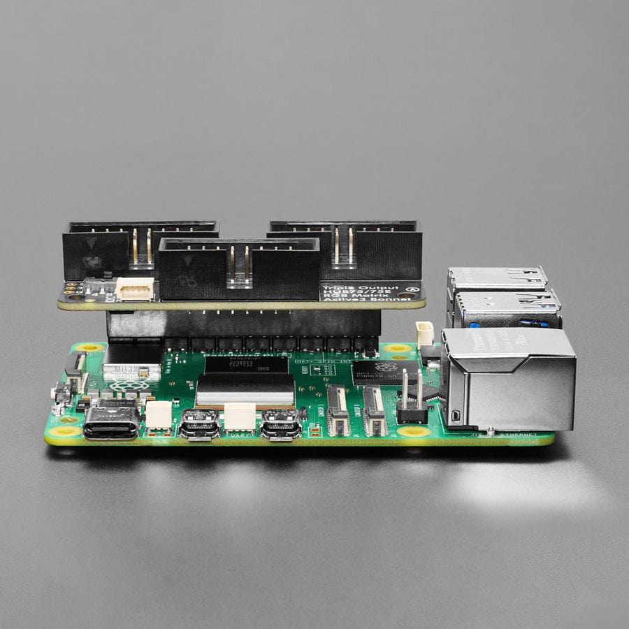 Adafruit Triple LED Matrix Bonnet for Raspberry Pi - for HUB75 - Image 6