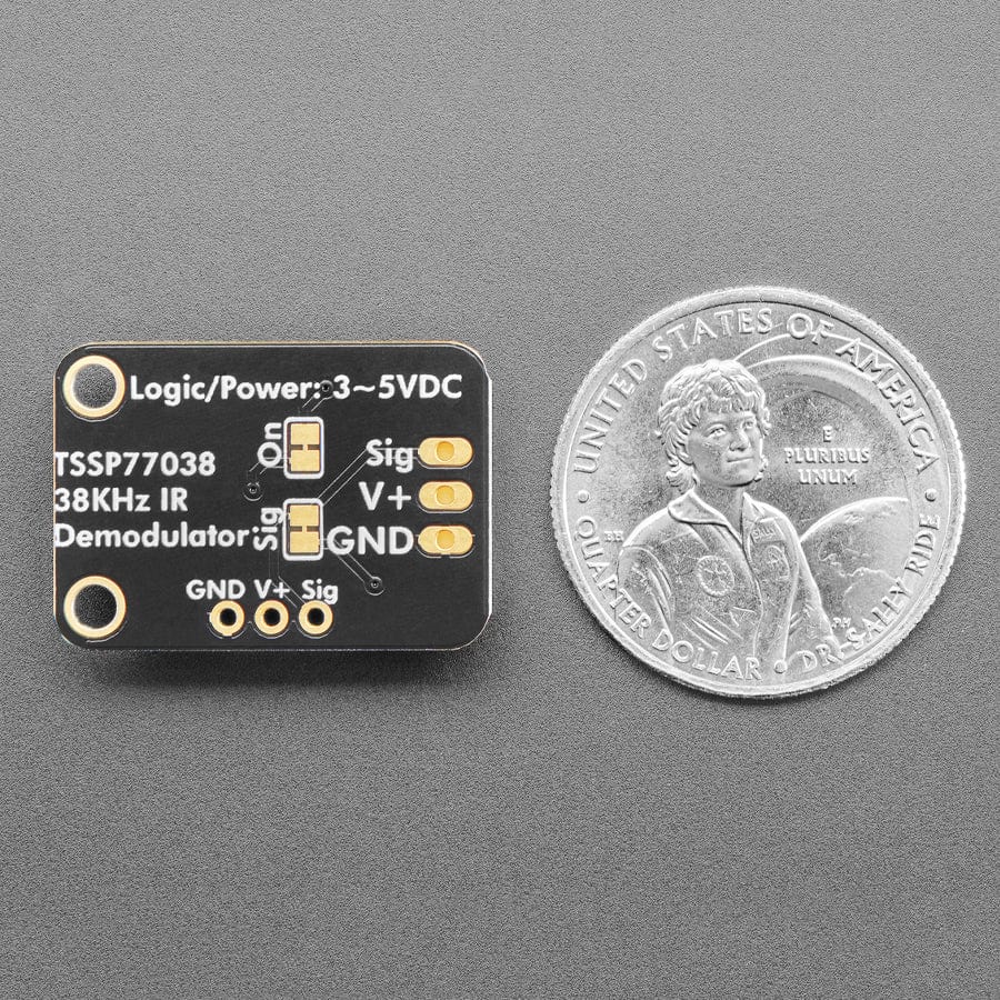 Adafruit TSSP77038 38KHz Infrared IR Demodulator Breakout - STEMMA JST PH 2mm - Image 4