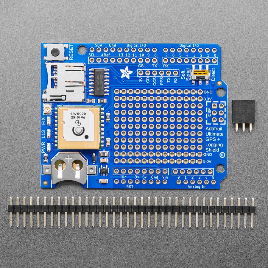 Adafruit Ultimate GPS Logger Shield - Includes GPS Module - Image 2
