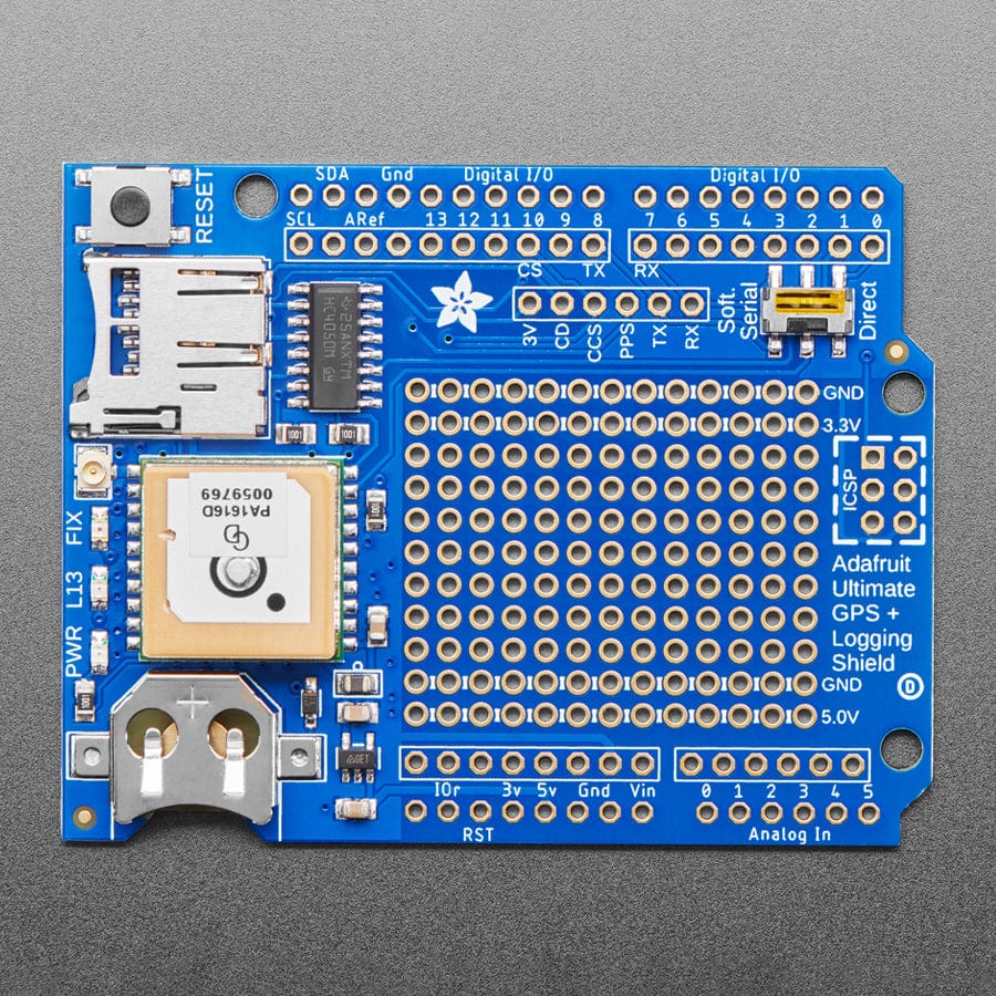 Adafruit Ultimate GPS Logger Shield - Includes GPS Module - Image 5