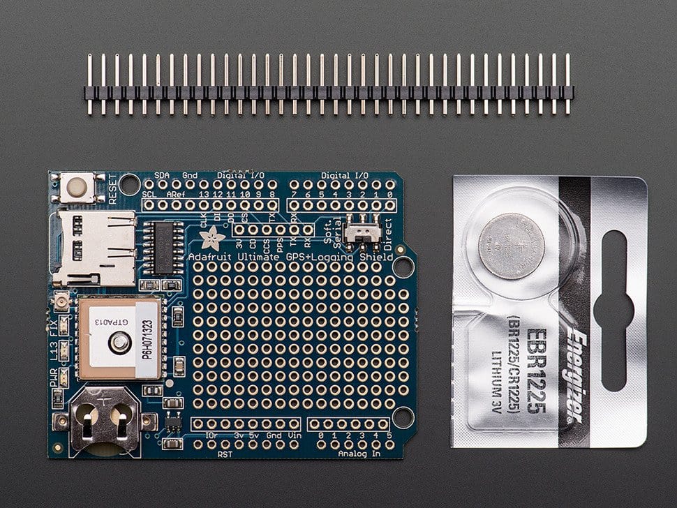Adafruit Ultimate GPS Logger Shield - Includes GPS Module [discontinued] - Image 3