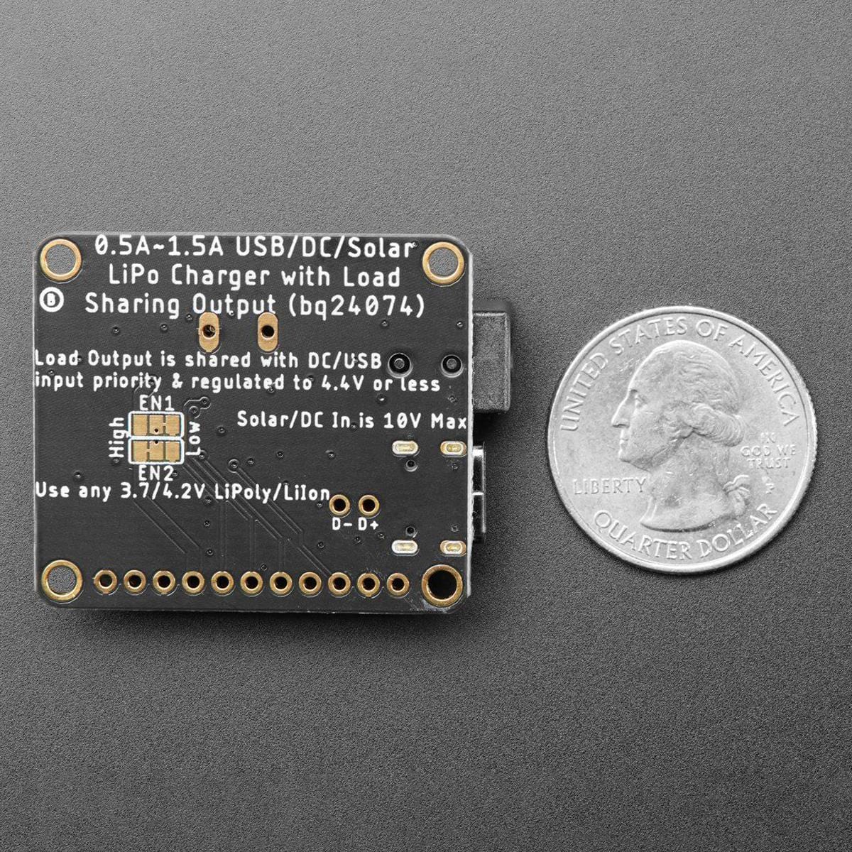 Adafruit Universal USB / DC / Solar Lithium Ion/Polymer Charger (bq24074) - Image 5