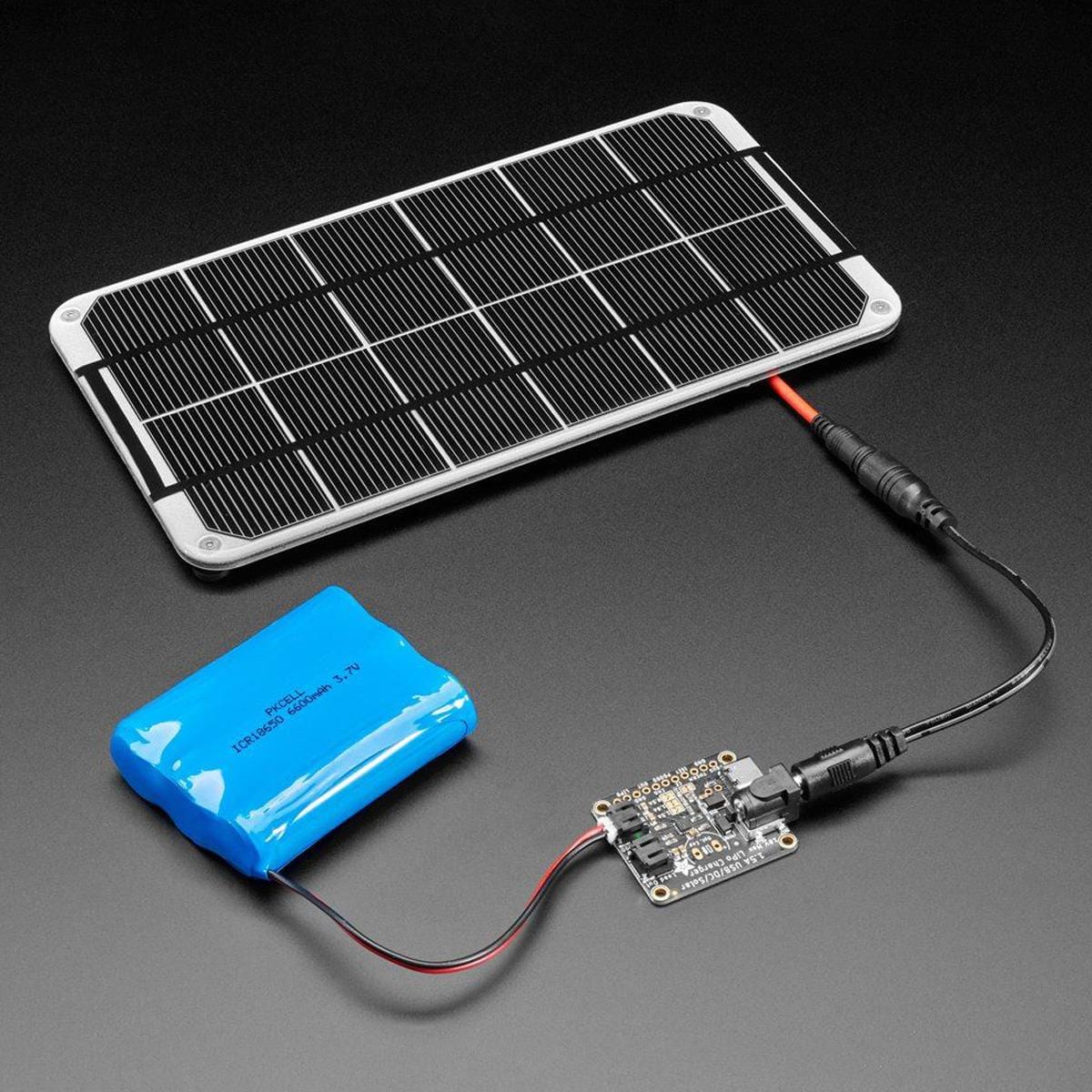 Adafruit Universal USB / DC / Solar Lithium Ion/Polymer Charger (bq24074) - Image 6