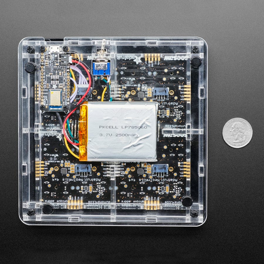 Adafruit 8 x 8 NeoTrellis Feather M4 Kit Pack - Image 4