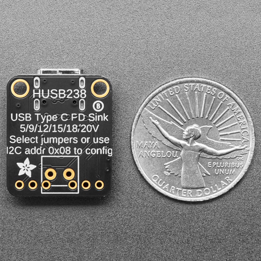 Adafruit USB Type C Power Delivery Dummy Breakout - I2C or Fixed - HUSB238 - Image 5