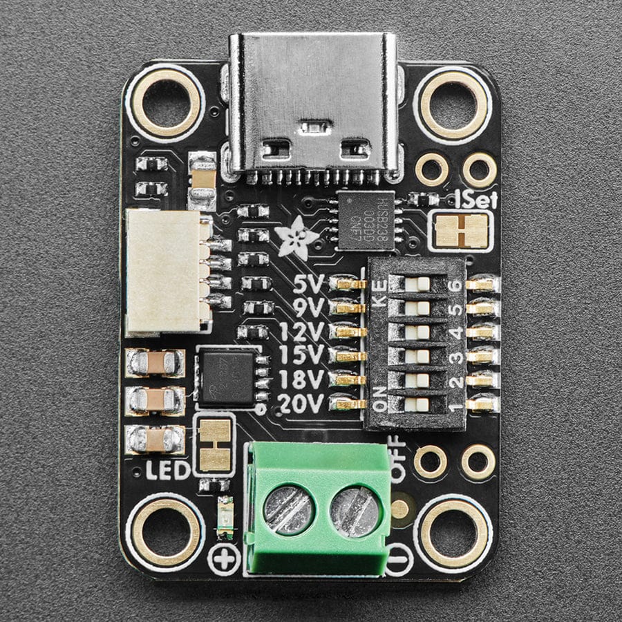 Adafruit USB Type C Power Delivery Dummy - I2C or Switchable - HUSB238 - STEMMA QT / Qwiic - Image 2