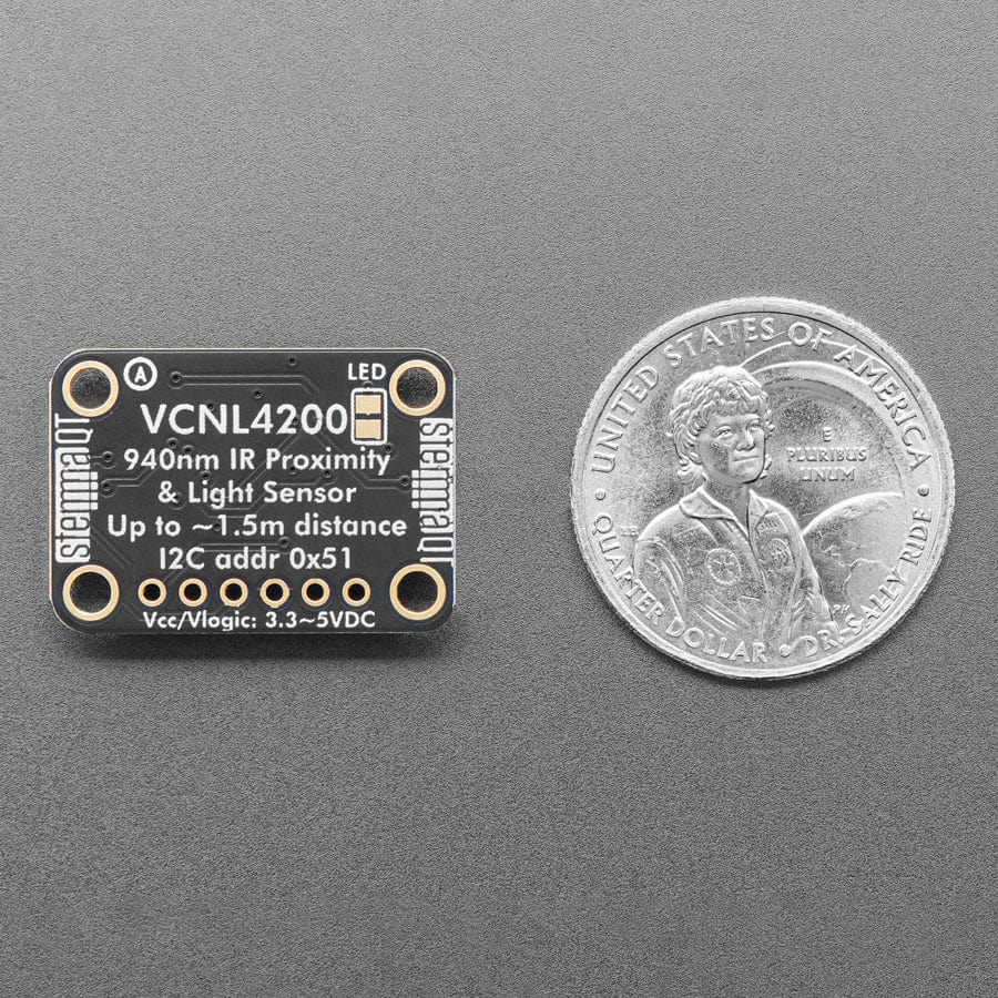 Adafruit VCNL4200 Long Distance IR Proximity and Light Sensor - STEMMA QT / Qwiic - Image 5