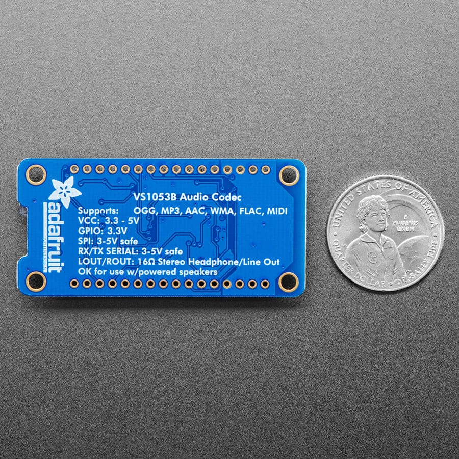 VS1053 Codec + MicroSD Breakout - MP3/WAV/MIDI/OGG Play + Record (v4) - Image 4