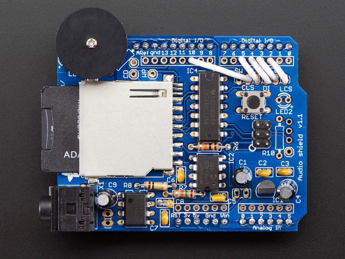 Adafruit Wave Shield for Arduino Kit (v1.1) - Image 3