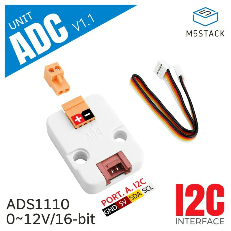 ADC I2C Unit v1.1 (ADS1110) - Image 2