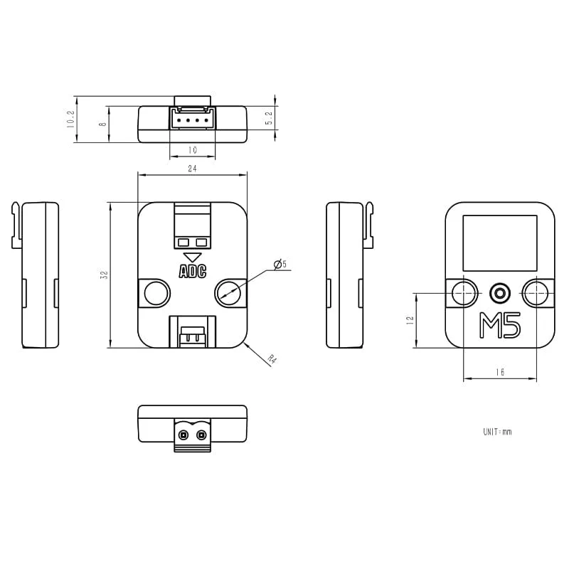 ADC I2C Unit v1.1 (ADS1110) - Image 7