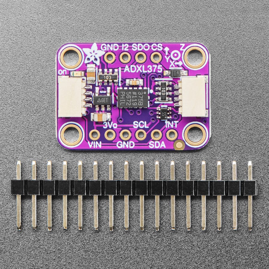 ADXL375 - High G Accelerometer (+-200g) with I2C and SPI (STEMMA QT / Qwiic) - Image 2