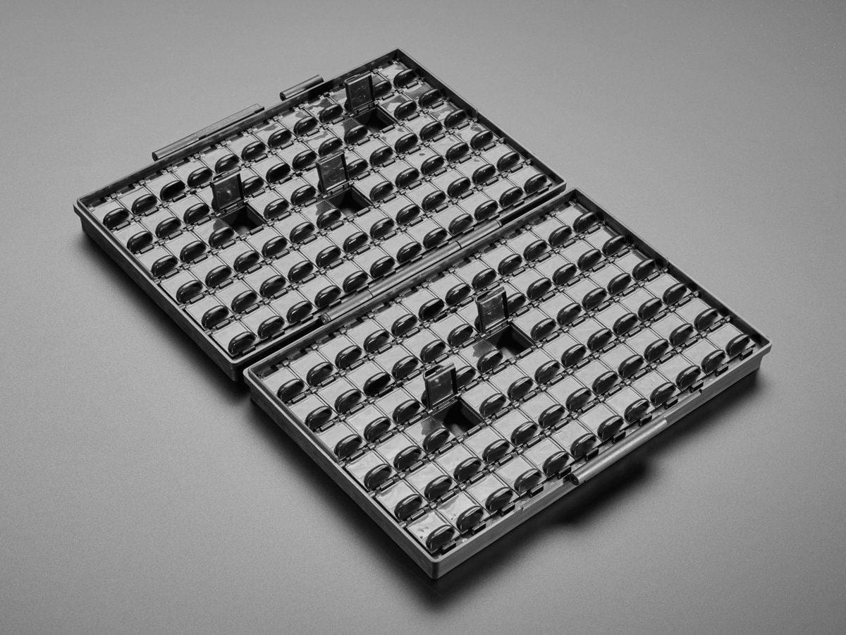 AideTek Box-All 144 Compartment ESD-Safe SMD Component Storage