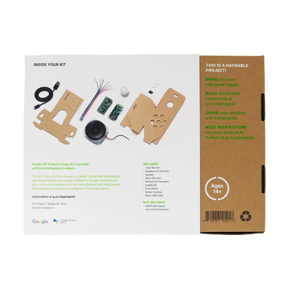 AIY Voice Kit v2 (includes Raspberry Pi Zero WH) [discontinued] - Image 7