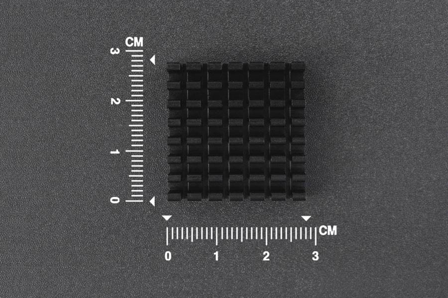 AL Heat Sink (With adhesive tape) - 30*30*10mm - Image 2