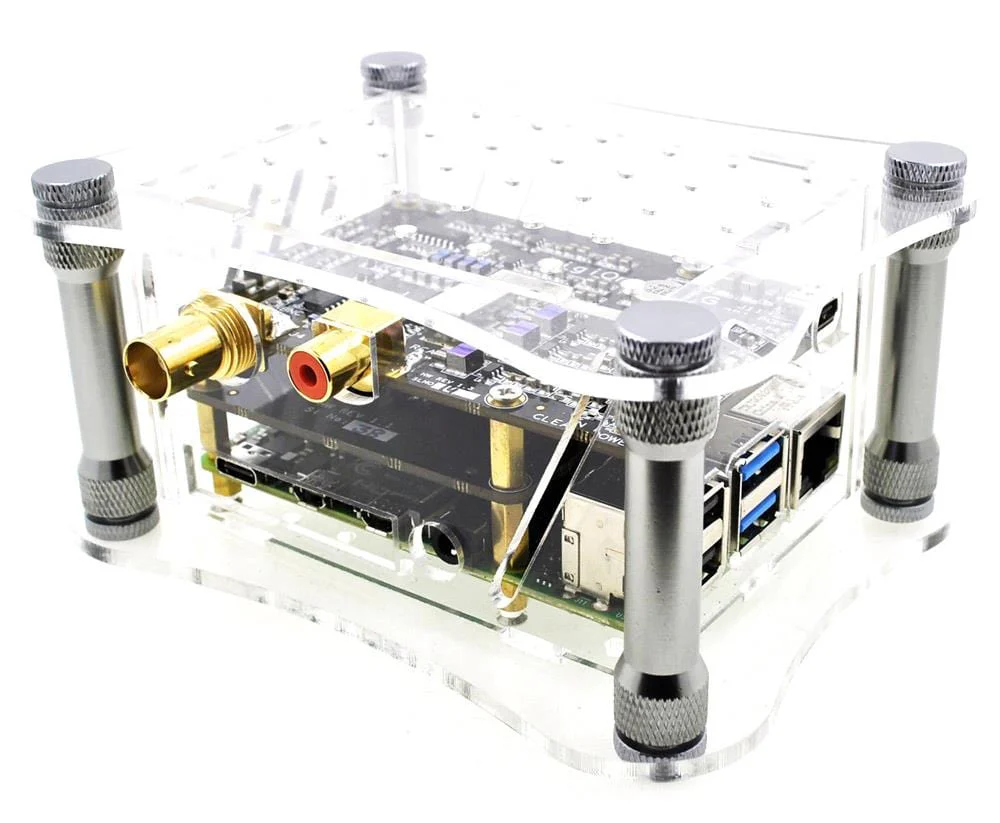 Allo DigiOne Signature Case for Raspberry Pi 4 - Clear [discontinued] - Image 2