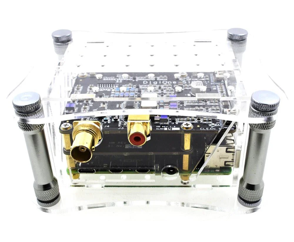 Allo DigiOne Signature Case for Raspberry Pi 4 - Clear [discontinued] - Image 3