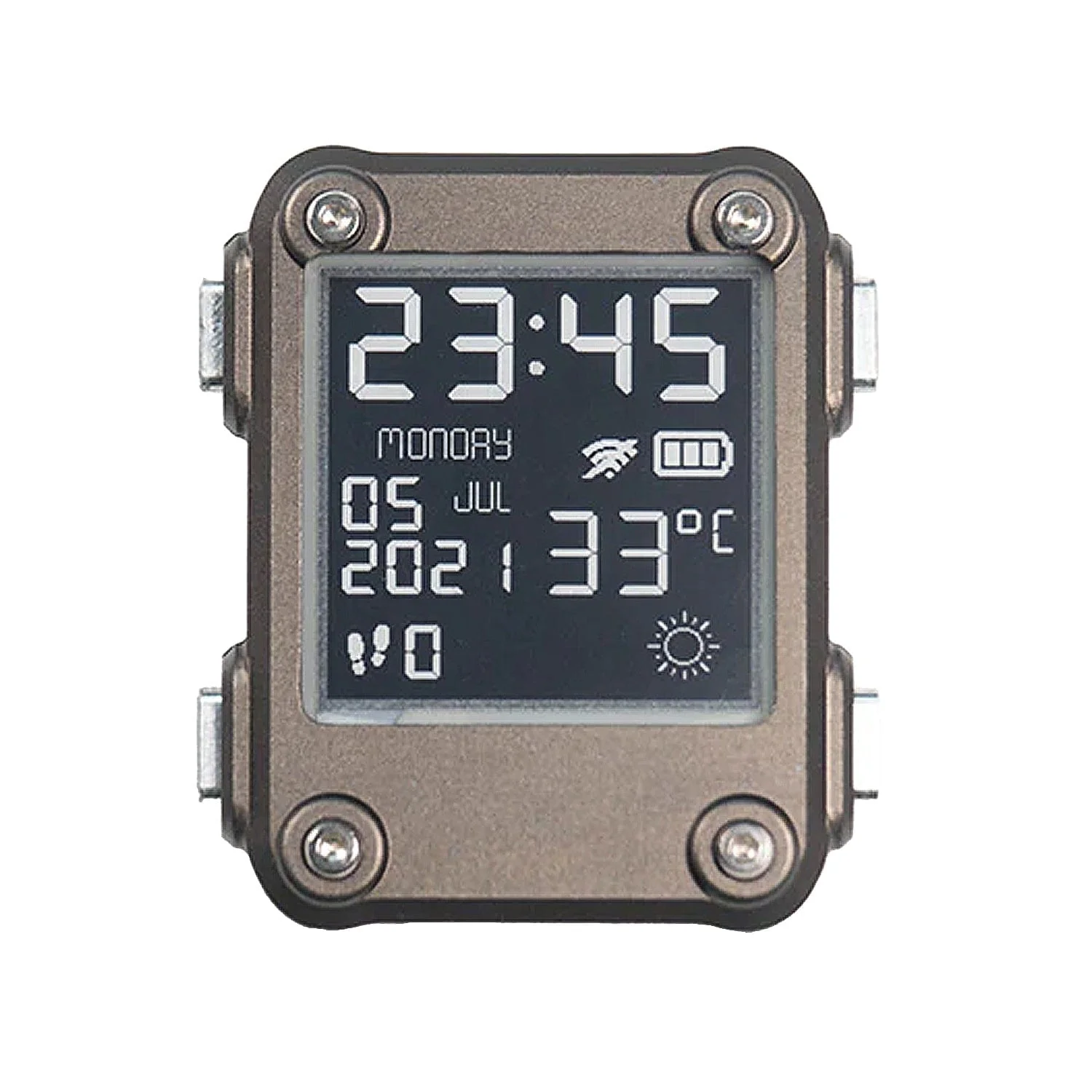 Gunmetal Almadilonium Case for Watchy - Image 3