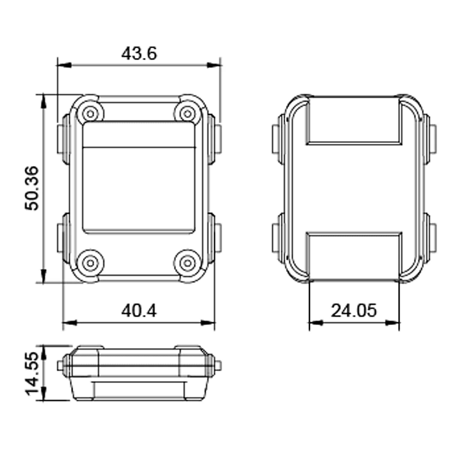 Gunmetal Almadilonium Case for Watchy - Image 5