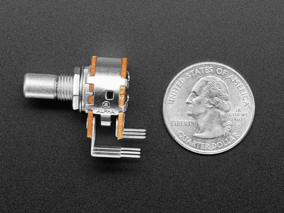 Alpha Dual-Gang 16mm Right-angle PC Mount - 10K Audio (RV16A01F-41-15R1-A10K-30H4) - Image 5