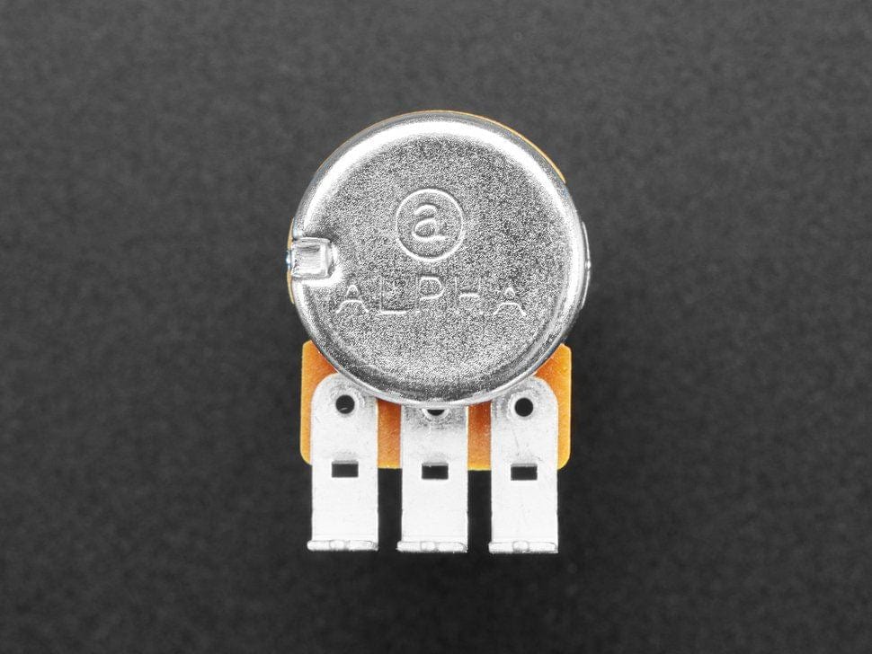Alpha Single-Gang 16mm Right-angle PC Mount - 100K Linear (RV16AF-41-15R1-B100K-30H4) - Image 3