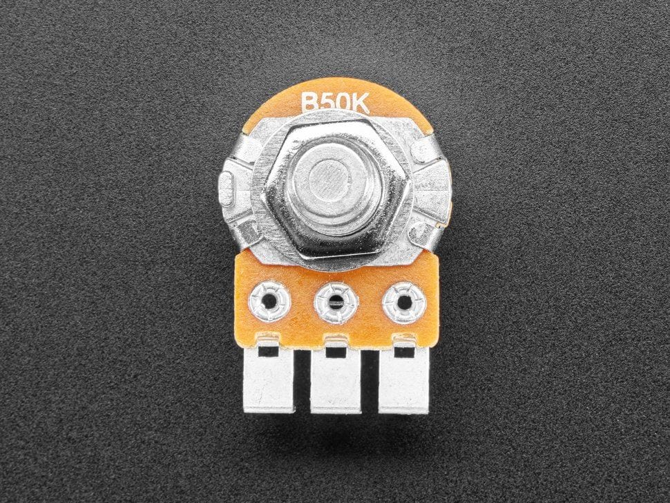 Alpha Single-Gang 16mm Right-angle PC Mount - 50K Linear (RV16AF-41-15R1-B50K-30H4) - Image 2