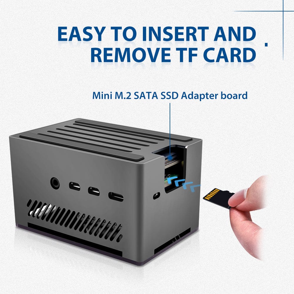 Aluminium Pi 4 NAS Case with Low-Profile ICE Tower Cooler - Image 5
