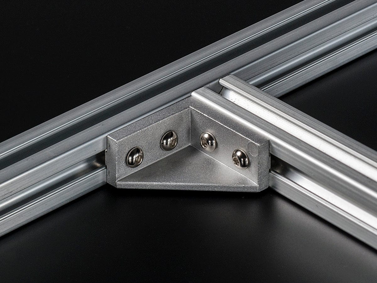 Aluminum Extrusion Double Corner Brace Support (for 20x20) - Image 2